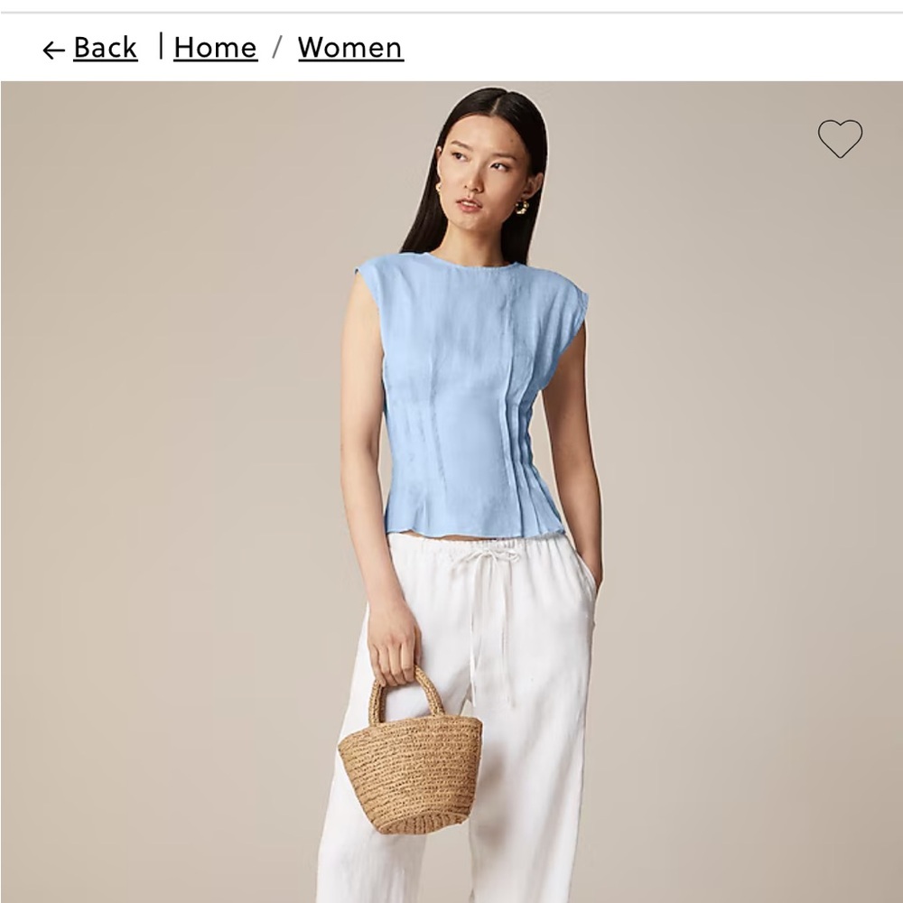 J crew pintuck top.